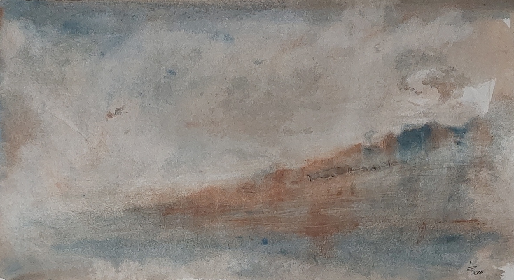 Paesaggio ruggine 31X41